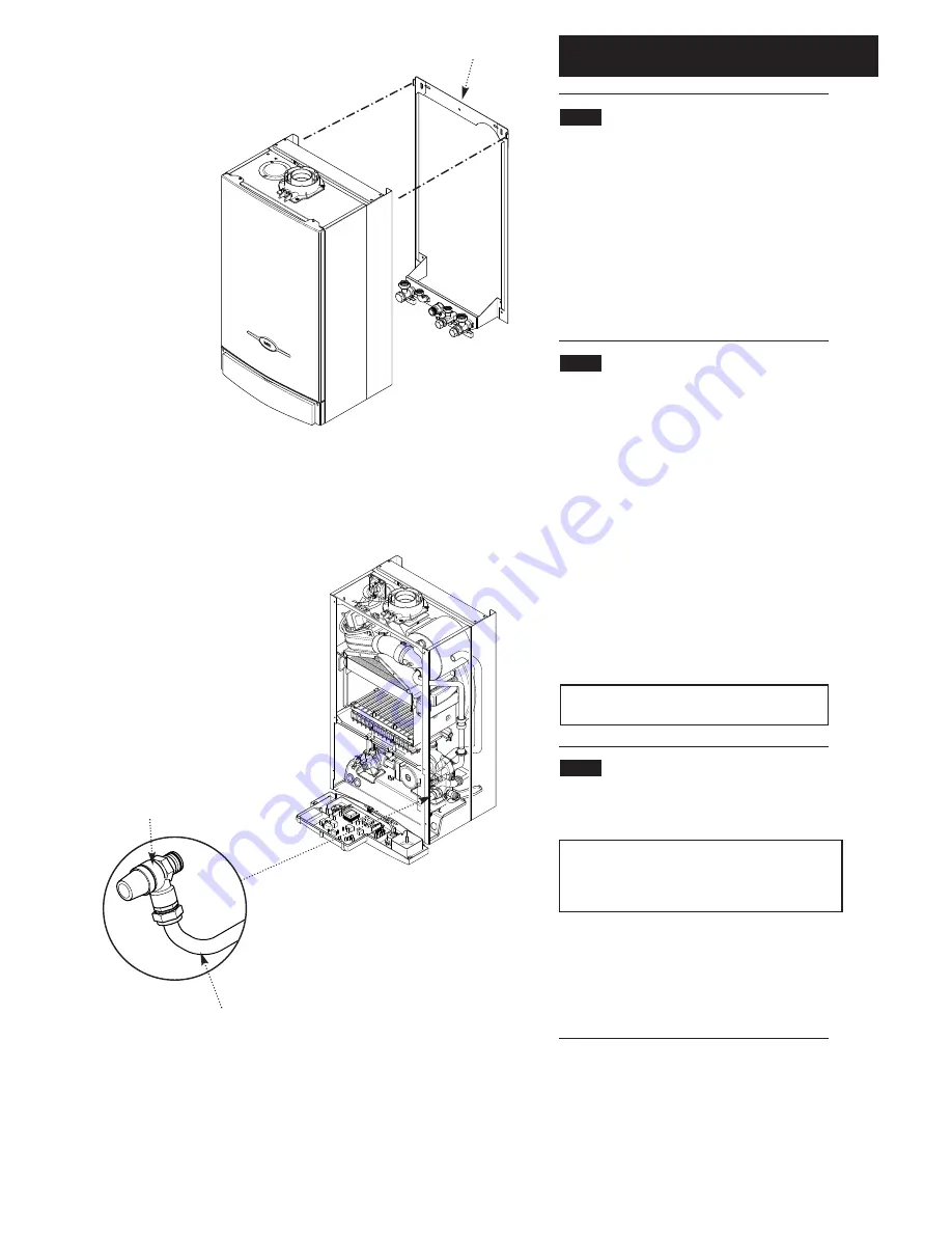 Baxi Combi 105 HE Installation & Servicing Instructions Manual Download Page 32