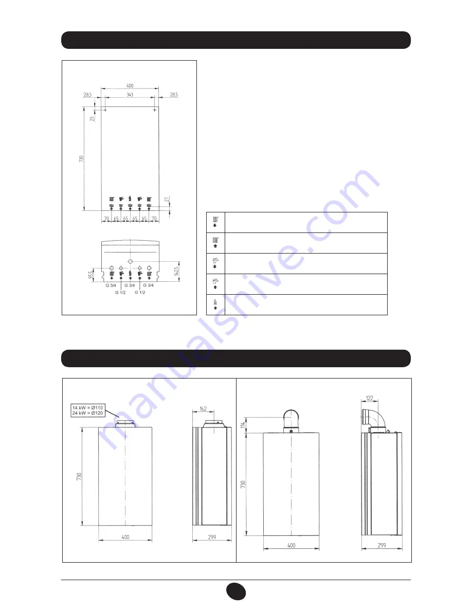 Baxi Mainfour 24-24F Operating And Installation Instructions Download Page 83