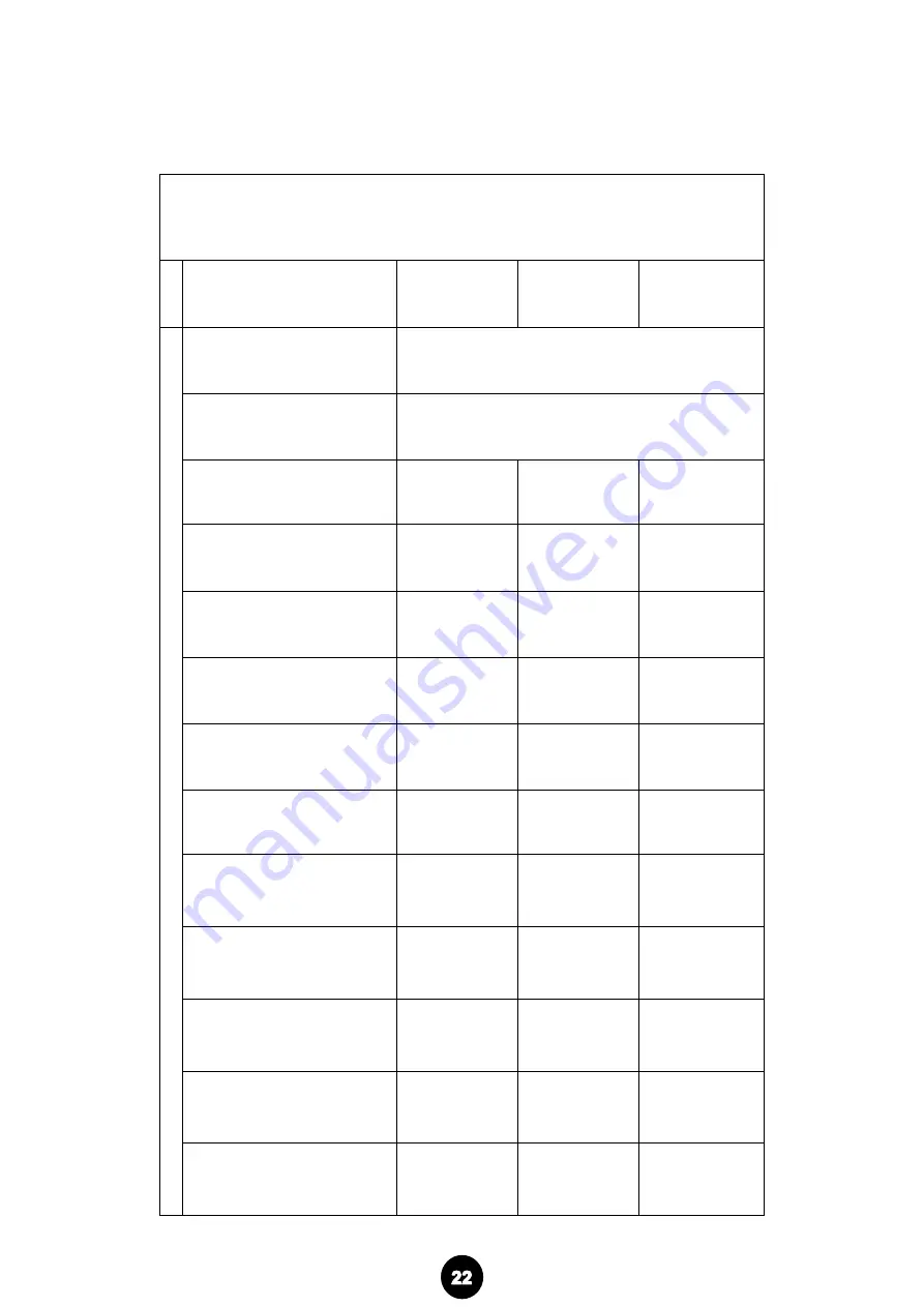 Baxi UBHP SC 1000 Instruction For Installation And Maintenance Download Page 22