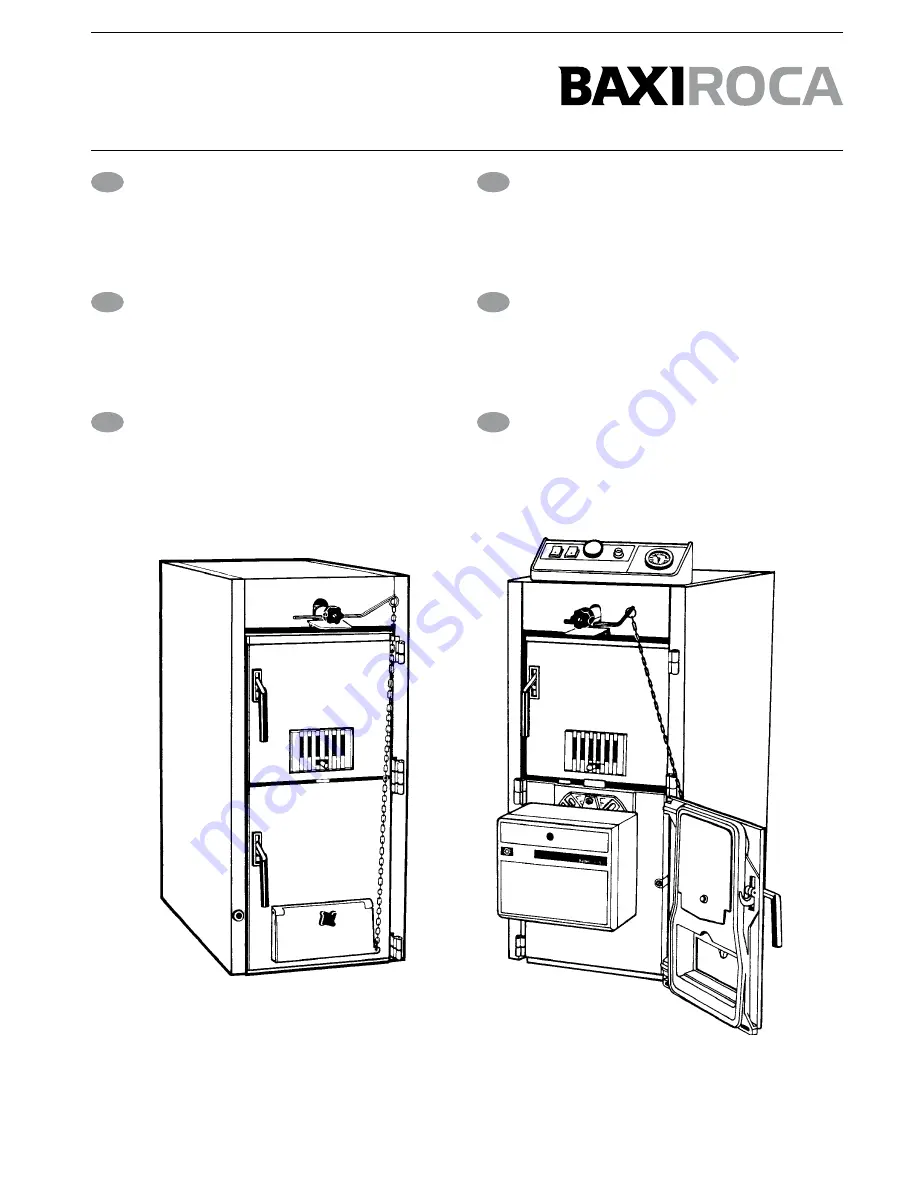 baxiroca P-30 Installation, Assembly And Operating Instructions Download Page 1