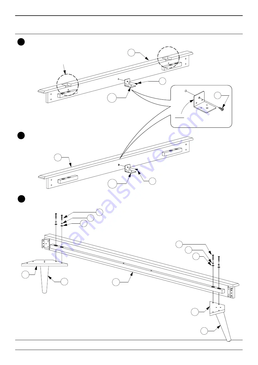 Baxton Studio 0004 Assembly Instructions Manual Download Page 4