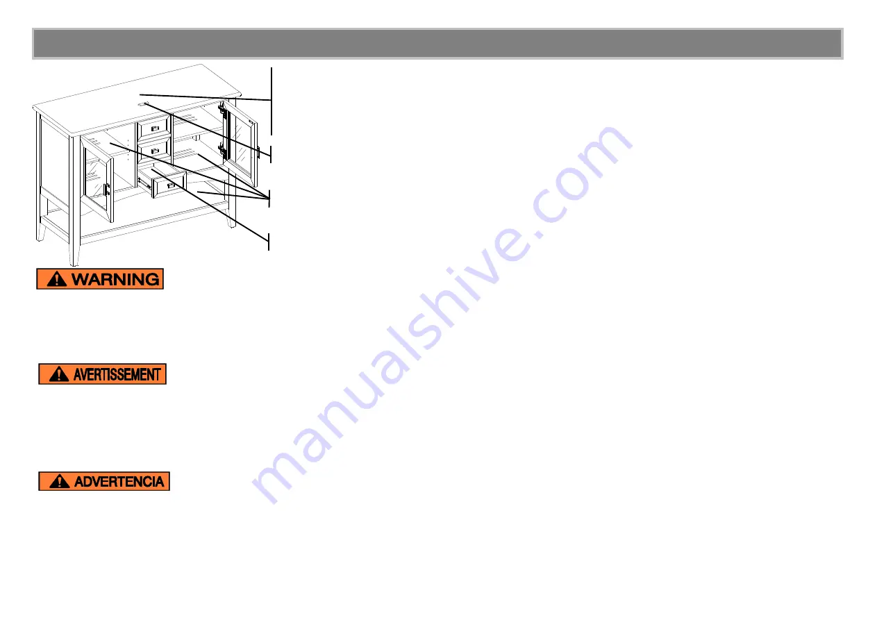 Bayside Furnishings 1074649 Скачать руководство пользователя страница 3