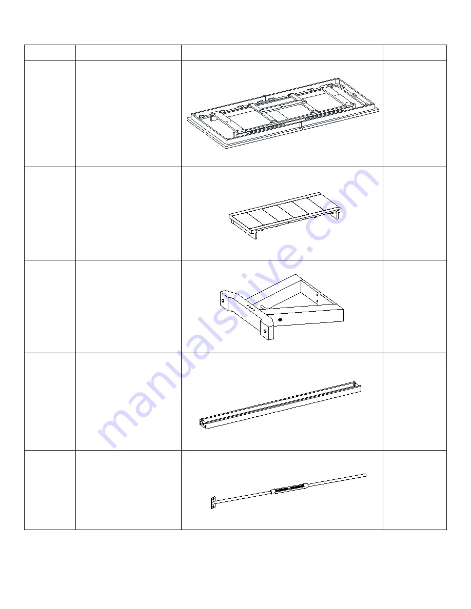 Bayside Furnishings 9-Piece Dining Set Assembly Instructions Manual Download Page 3