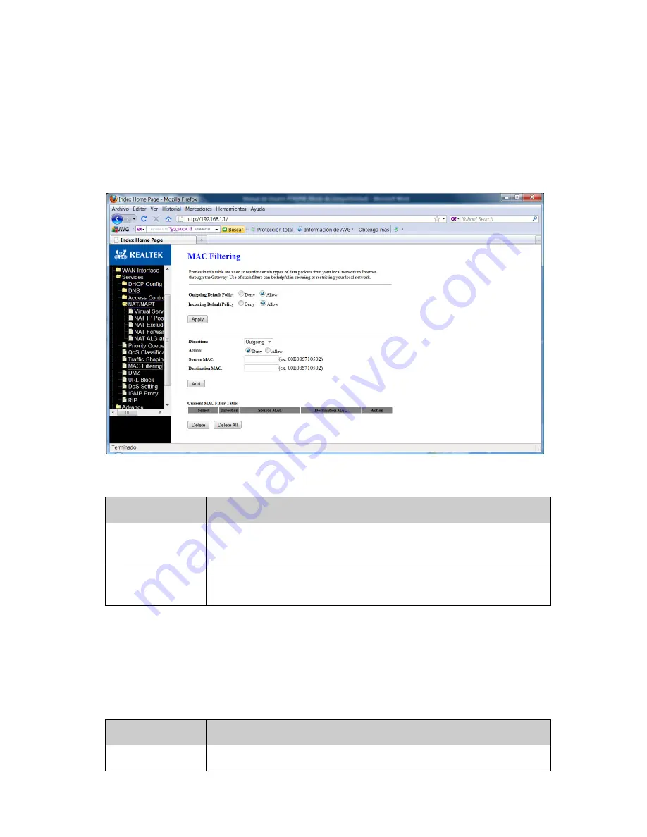 Baytec RTA04W User Manual Download Page 42