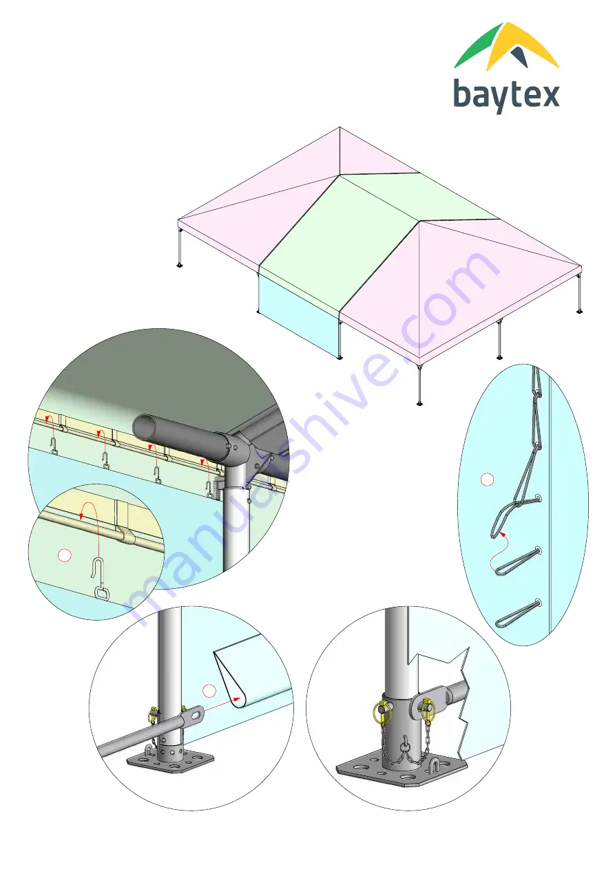 Baytex CLIPFRAME HIP END Assembly Instructions Manual Download Page 14