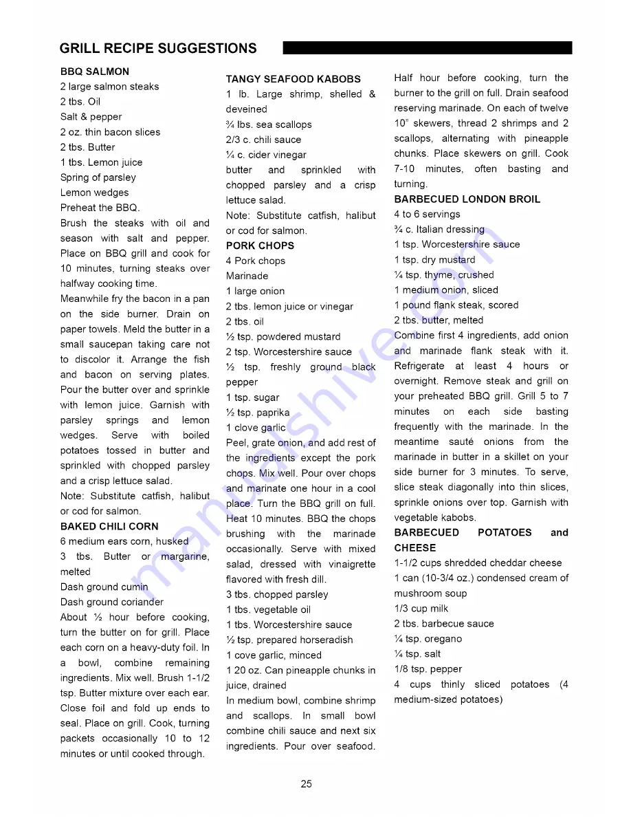 BBQ 720-0266 Assembly & Operating Instructions Download Page 27