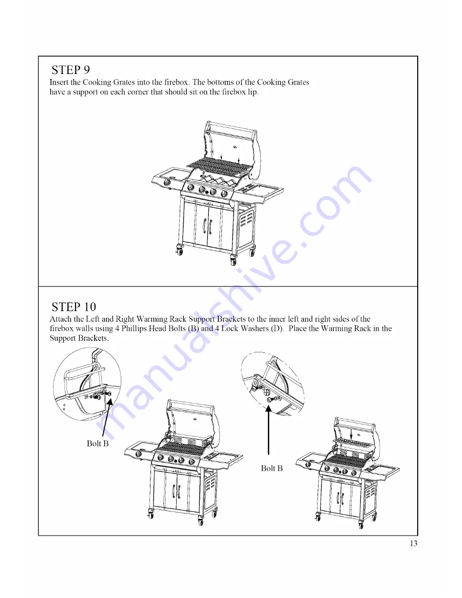 BBQ BQ04023-1 (BQ51011) Guide Manual Download Page 13