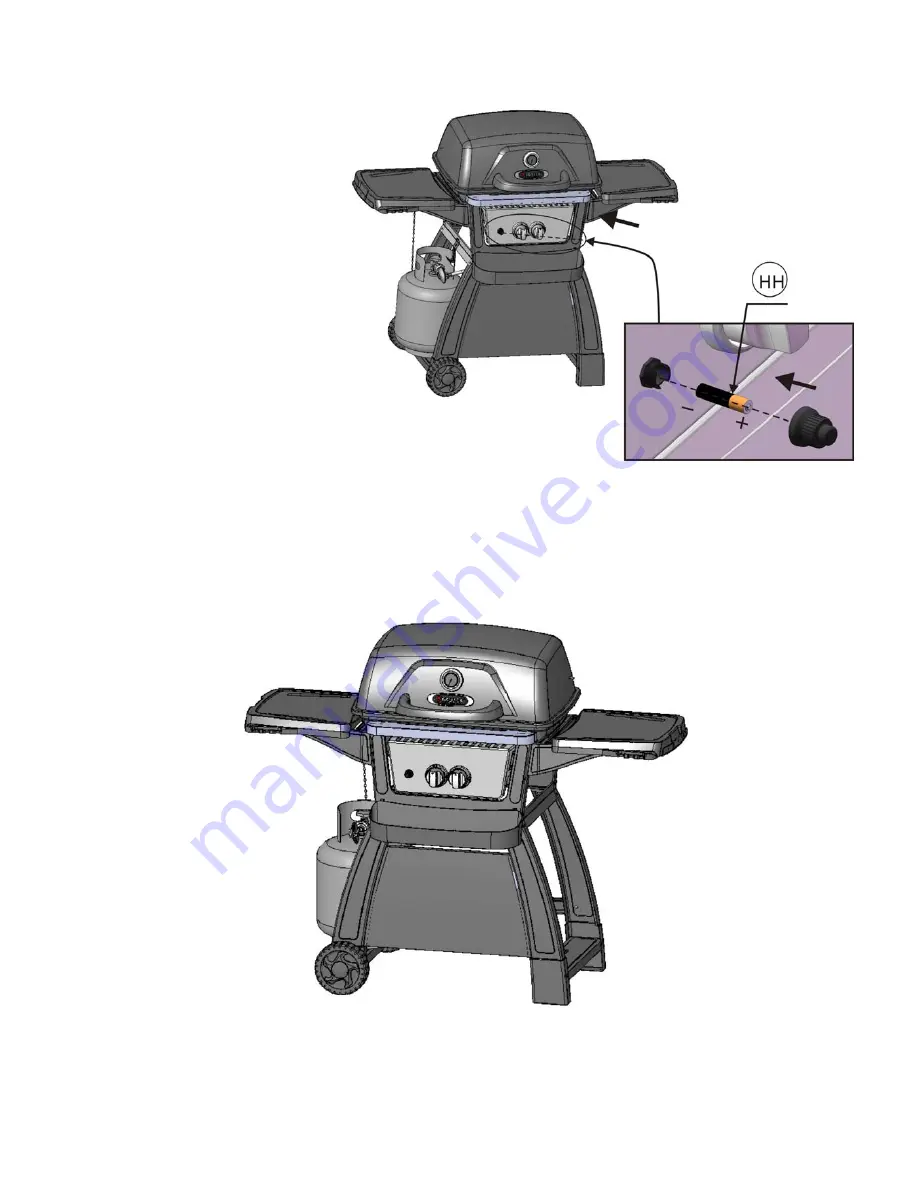 BBQ GPF2414AE Instruction Manual Download Page 15