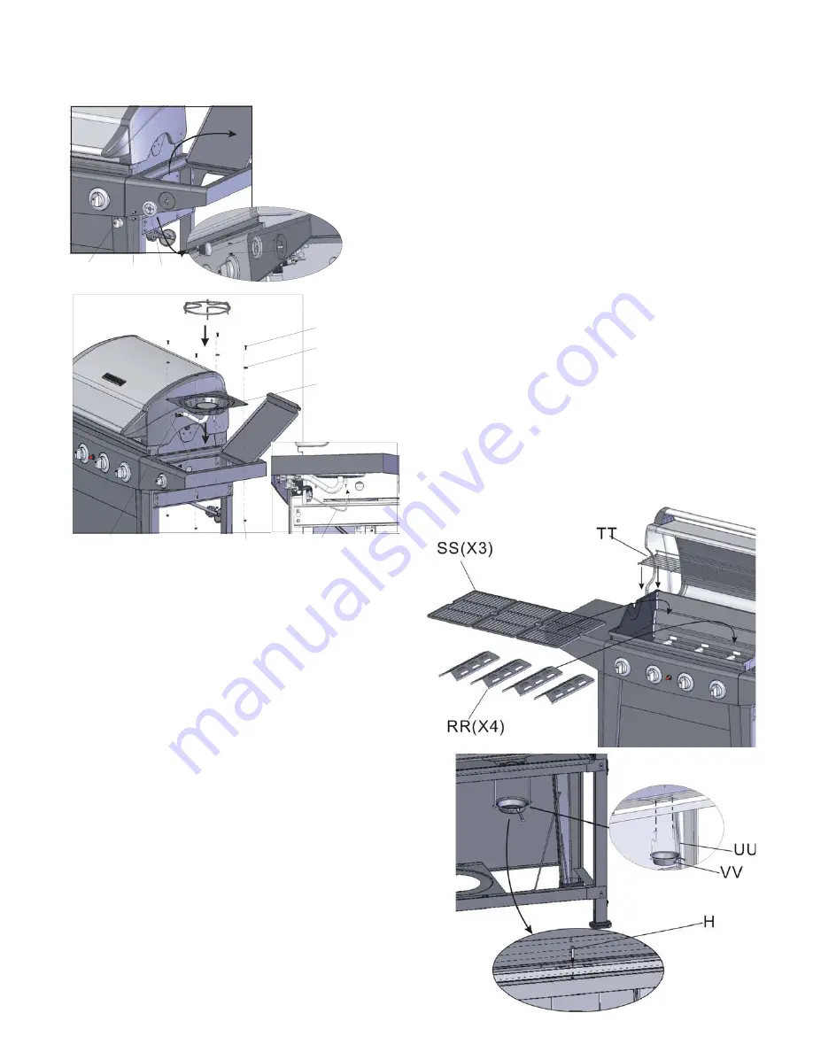 BBQ GSF3016A Owner'S Manual Download Page 12