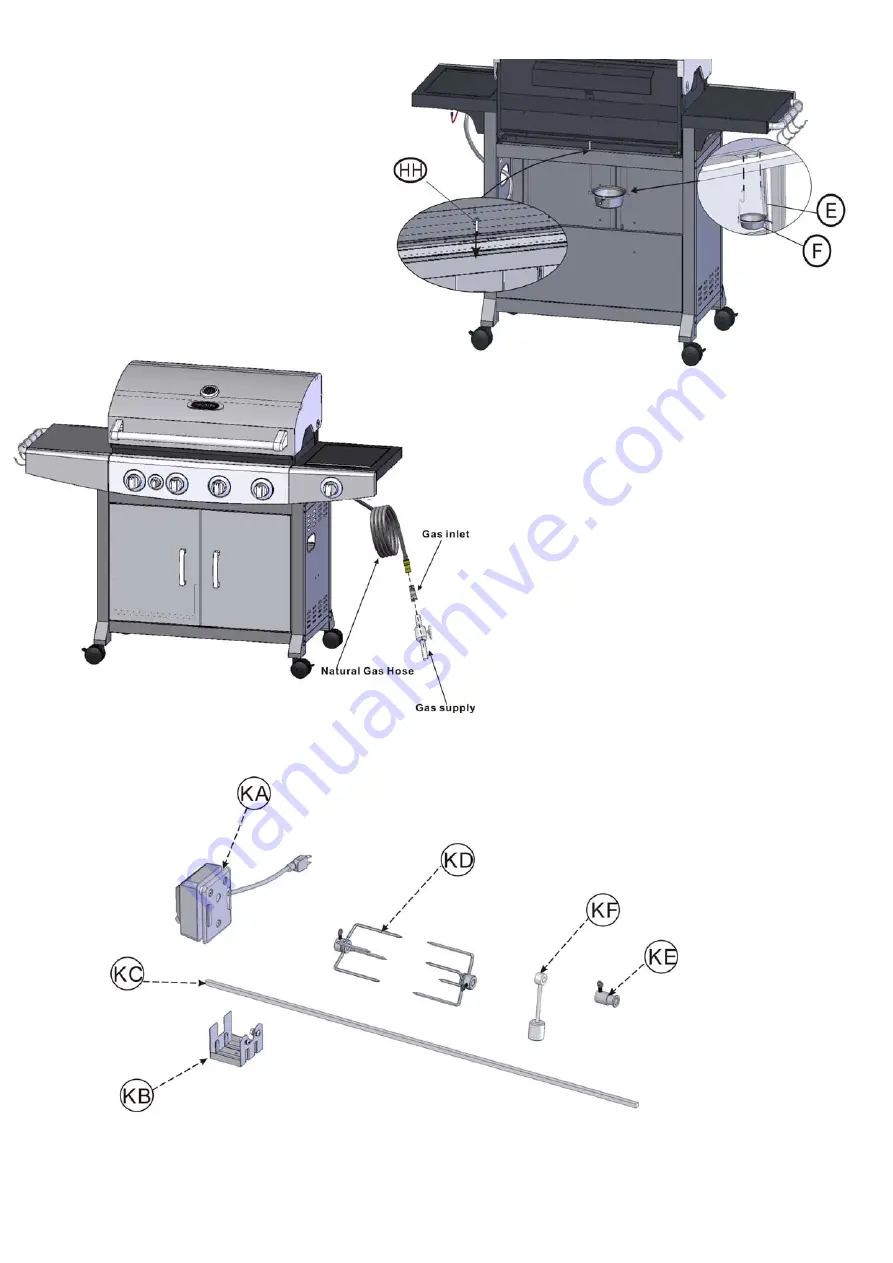 BBQ GSF3016HN Owner'S Manual Download Page 12