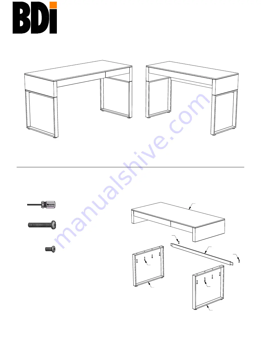 BDI CASCADIA Assembly Instructions Download Page 1