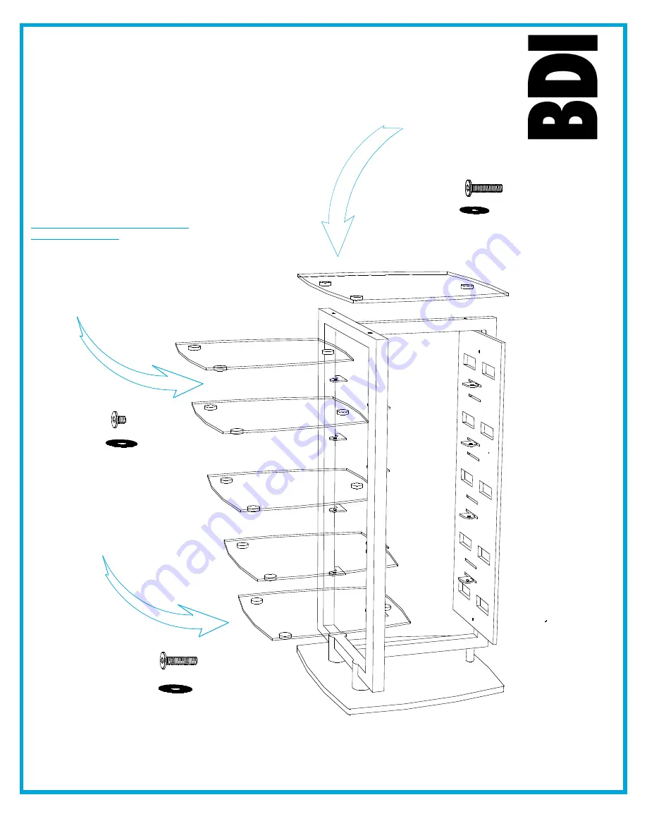 BDI Icon 9422 Assembly Instructions Download Page 4