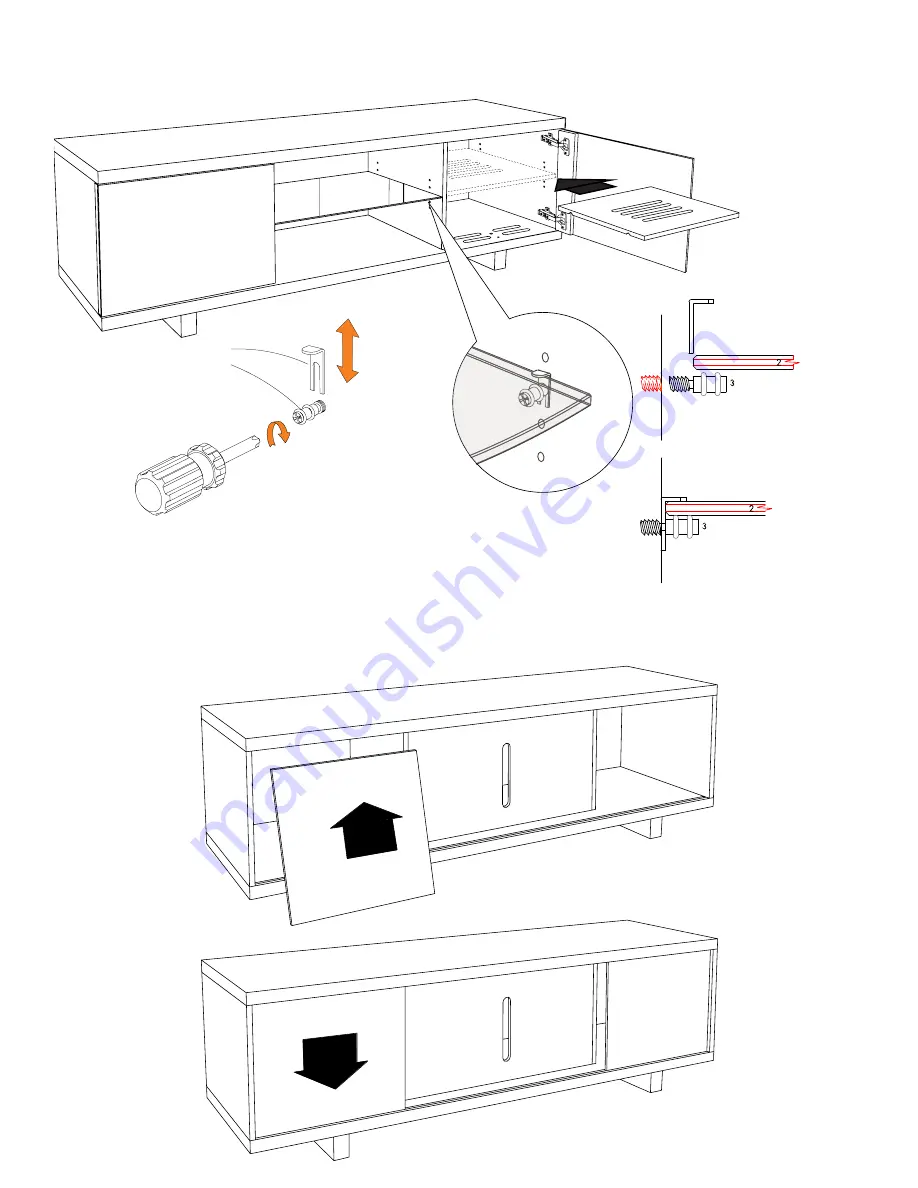 BDI Meriden 8127 Assembly Instructions Download Page 3