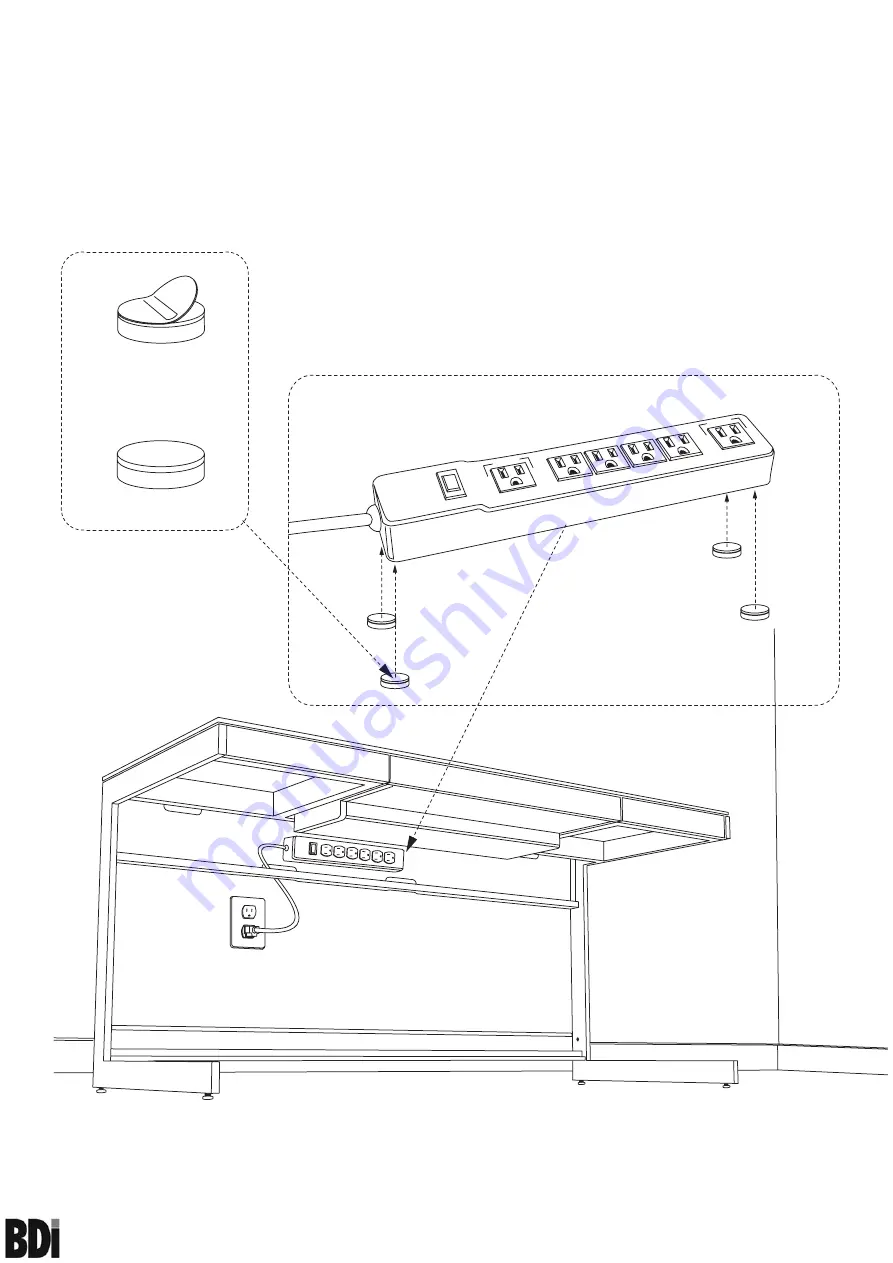 BDI sequel 6001 Desk Скачать руководство пользователя страница 7