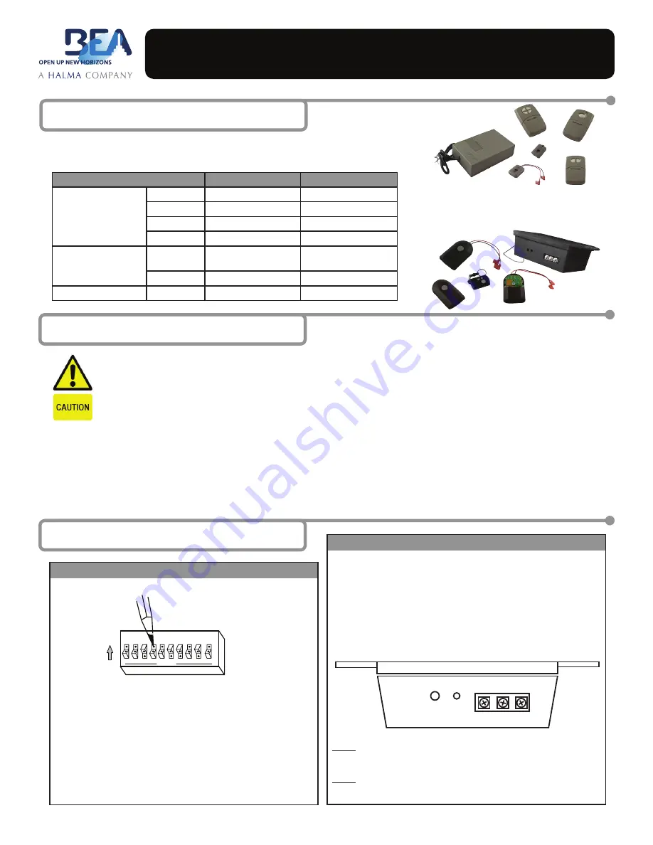 BEA ANALOG User Manual Download Page 1