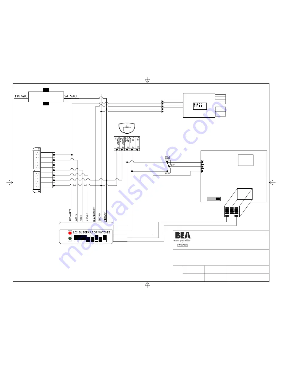 BEA GT 710 Wiring Diagrams Download Page 8