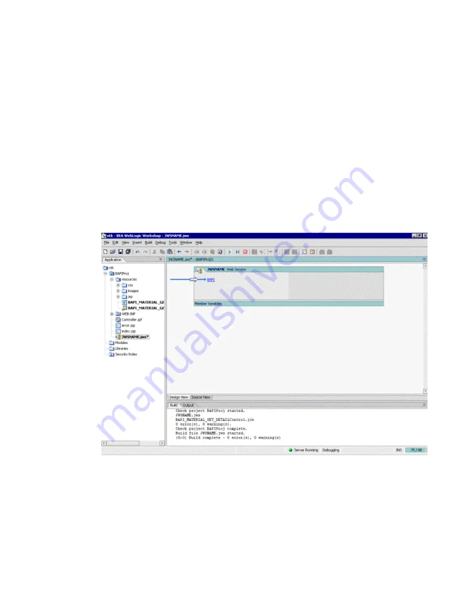 BEA WebLogic Server User Manual Download Page 263