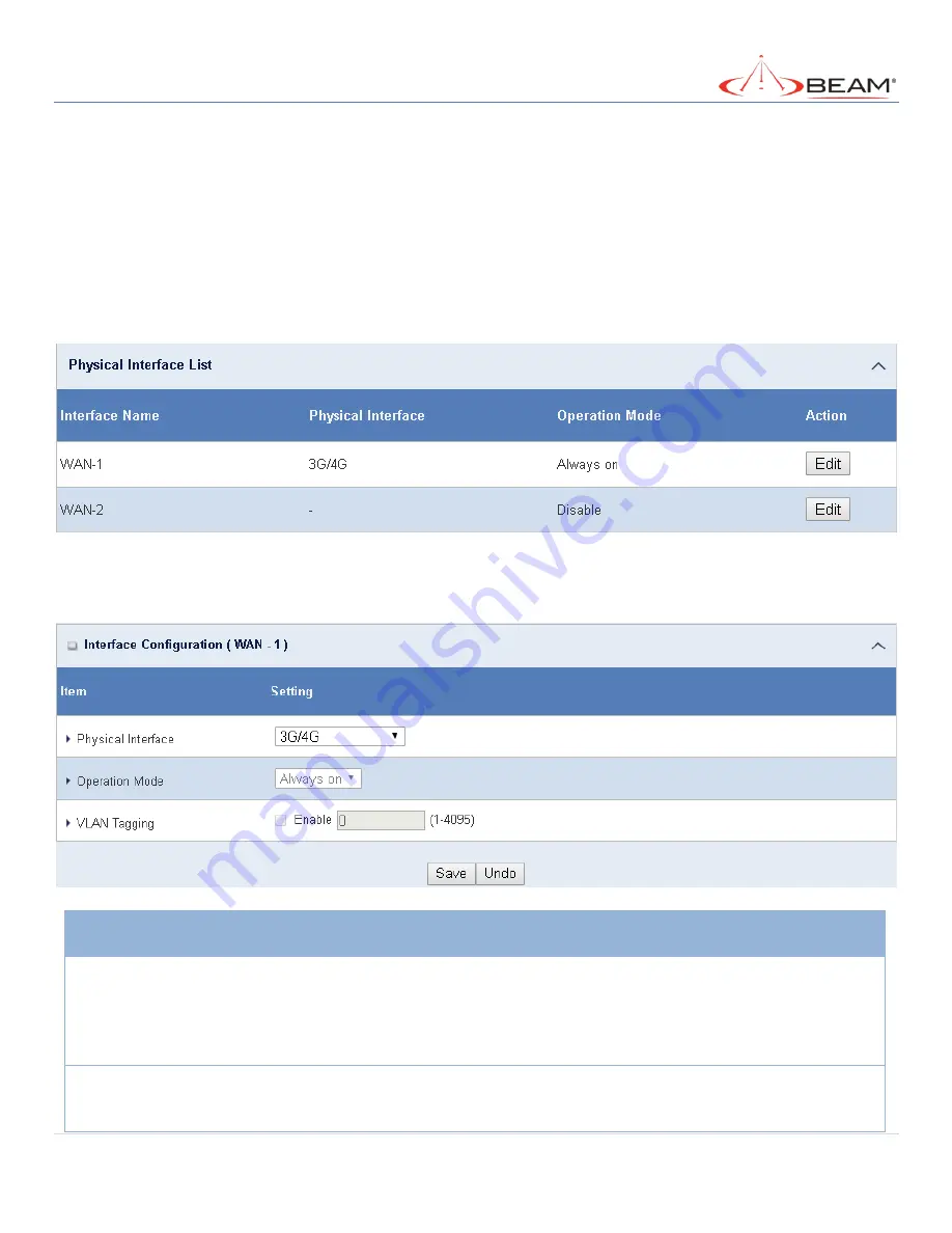 Beam MG200 User Manual Download Page 52