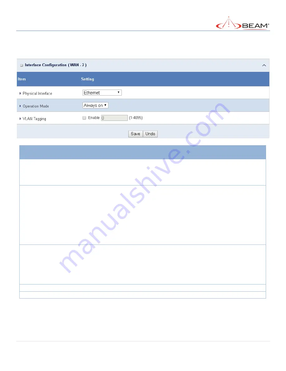 Beam MG200 User Manual Download Page 65