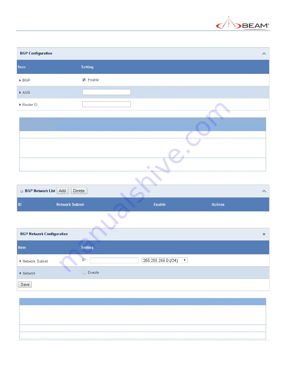 Beam MG200 User Manual Download Page 129