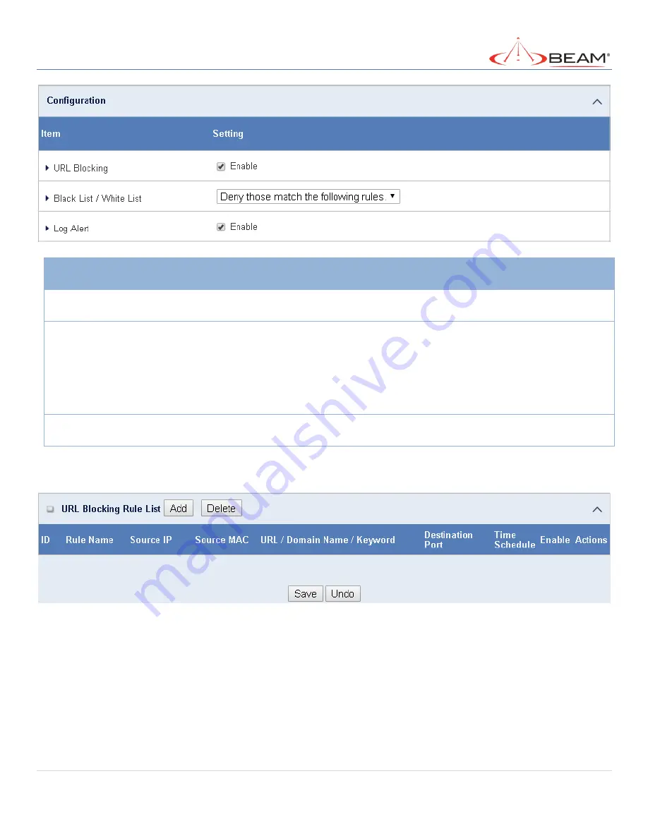 Beam MG200 User Manual Download Page 195