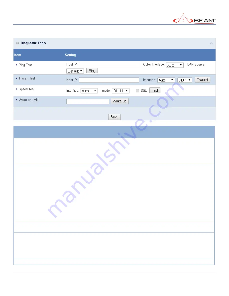 Beam MG200 User Manual Download Page 279