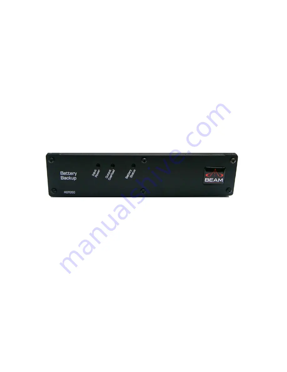 Beam RST 050 Installation & User Manual Download Page 8