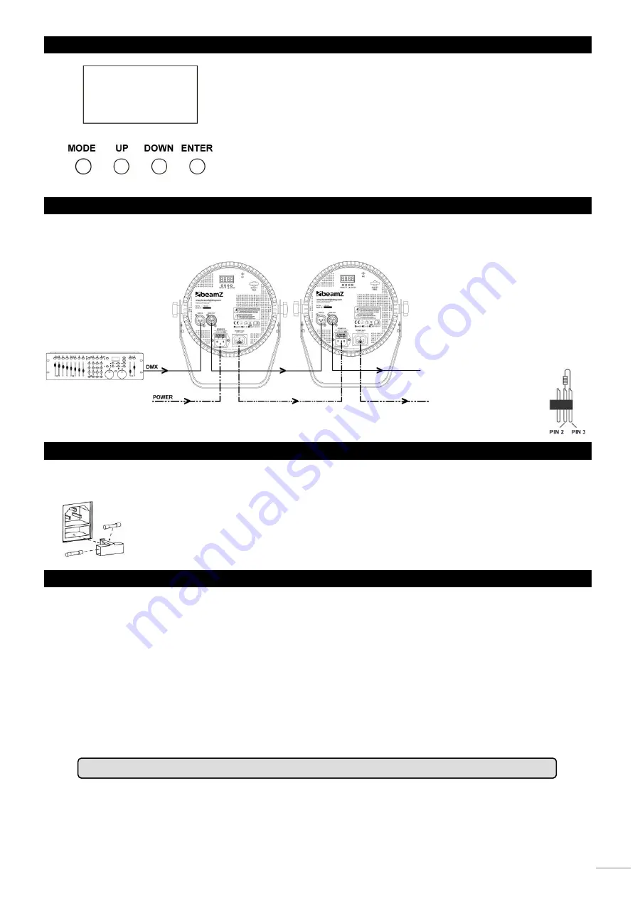 Beamz 153.274 Instruction Manual Download Page 17