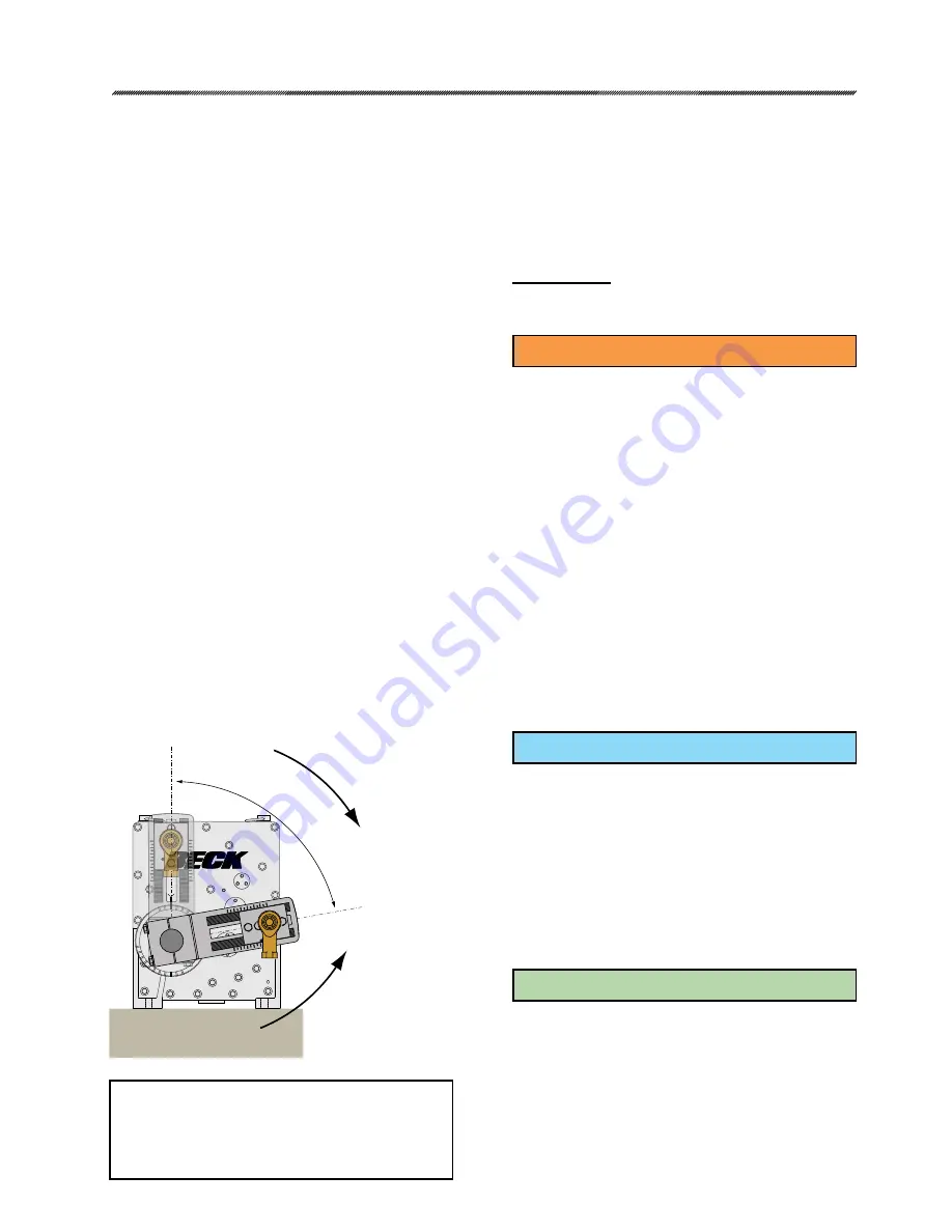 Beck 22-309 Instruction Manual Download Page 26