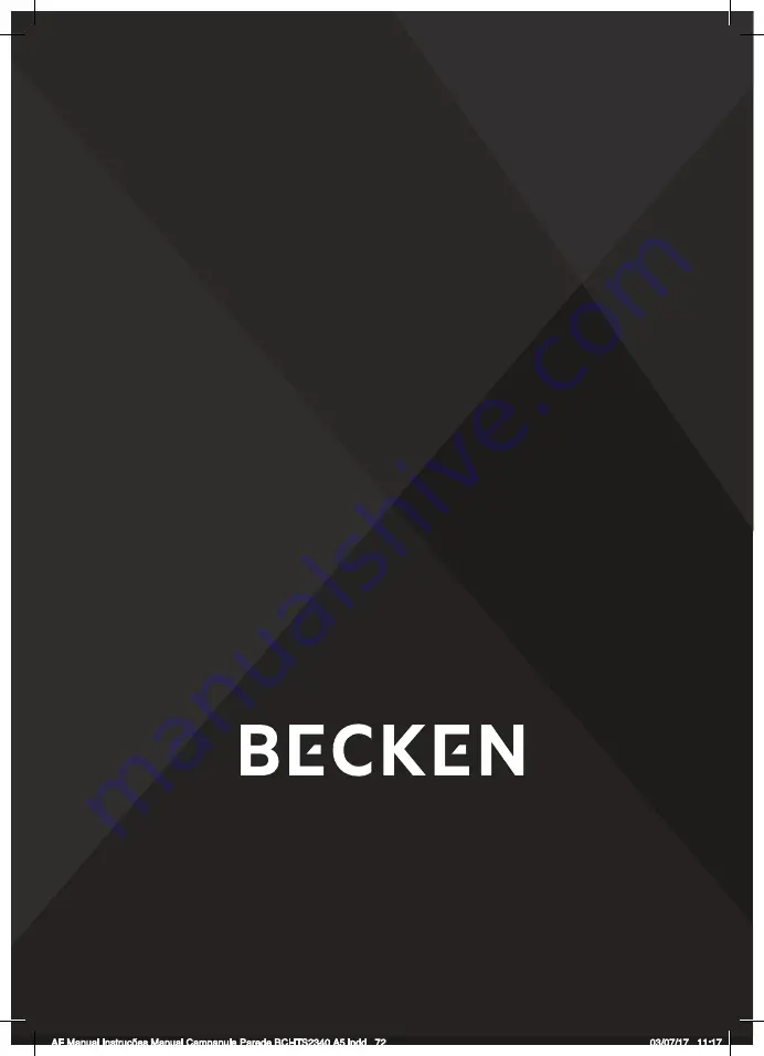 Becken BCHTS2340 Instruction Manual Download Page 52