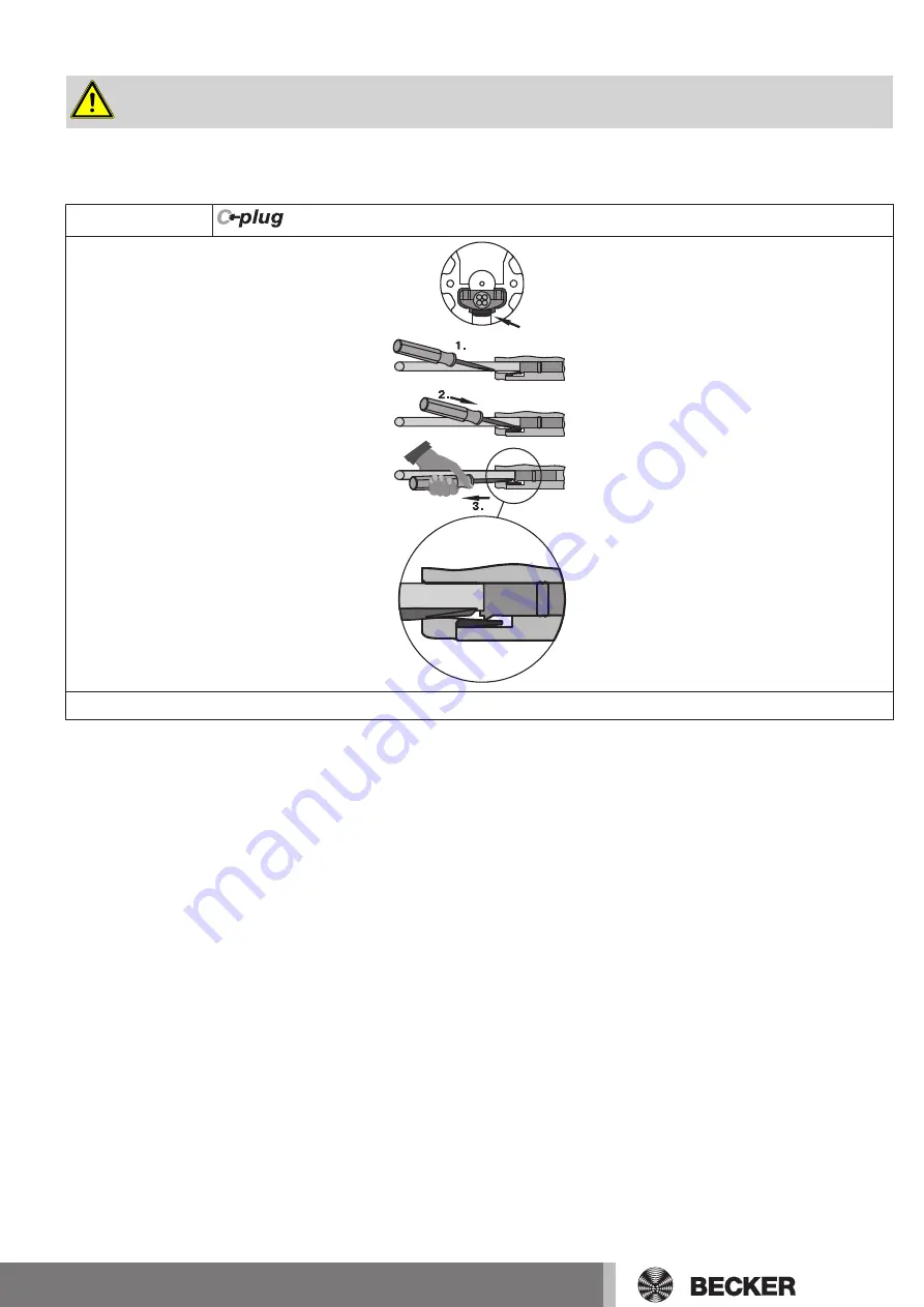 Becker M04 Assembly And Operating Instructions Manual Download Page 7