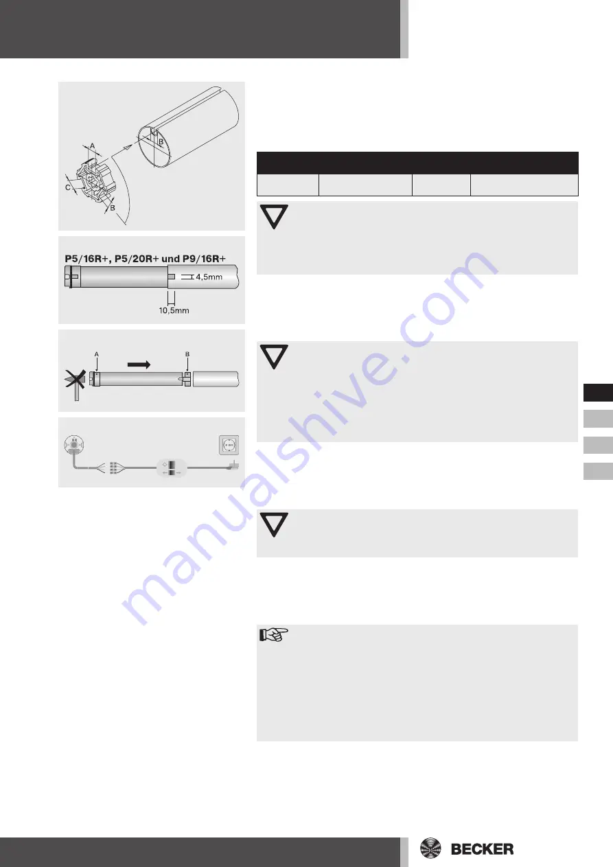 Becker P5/16R+ Operating Instructions Manual Download Page 7