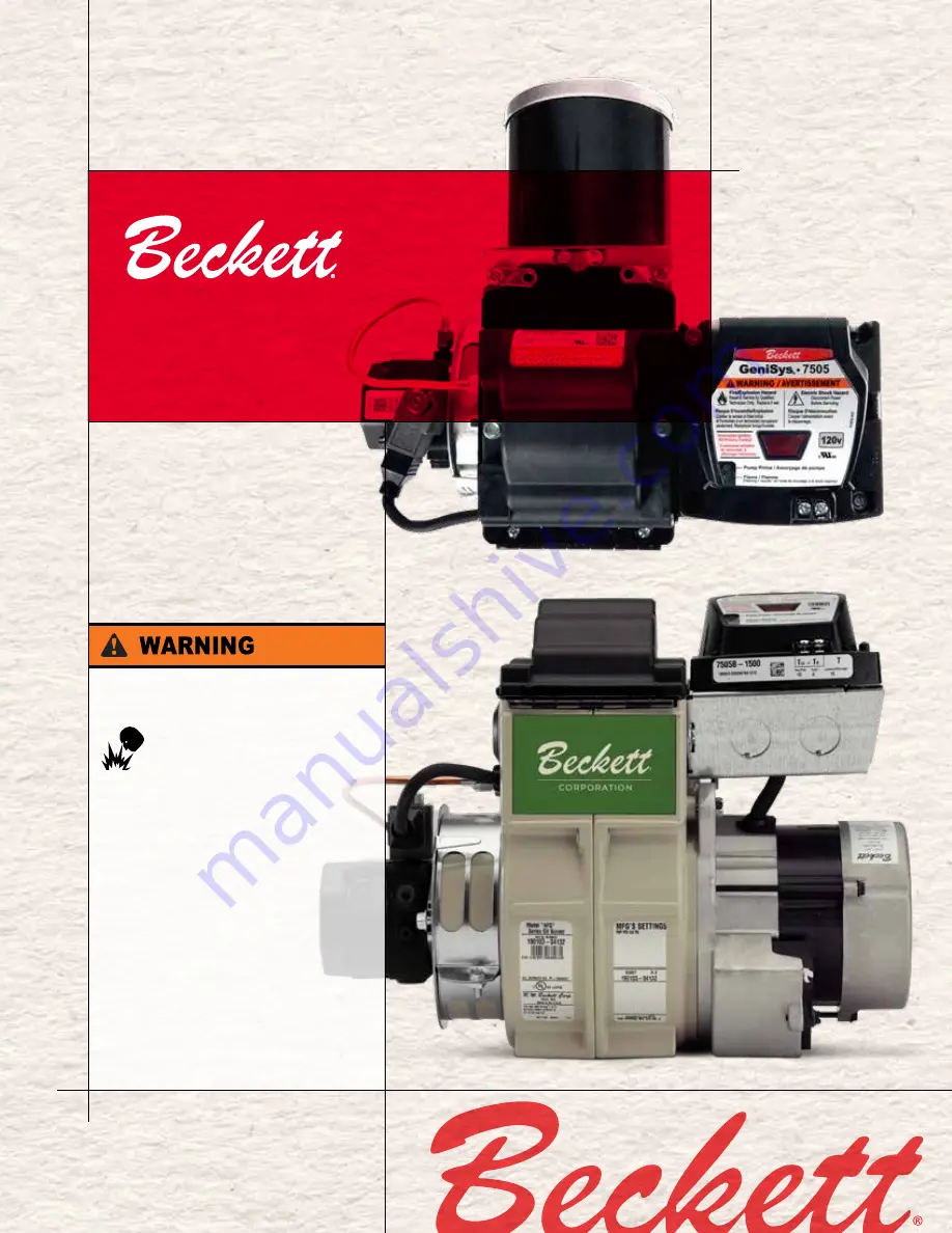 Beckett AF Series Manual Download Page 1