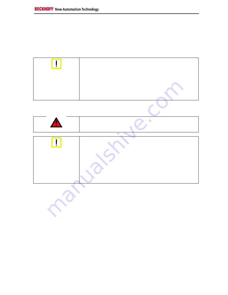 Beckhoff C6240-1007-0060 Installation And Operating Instructions Manual Download Page 7