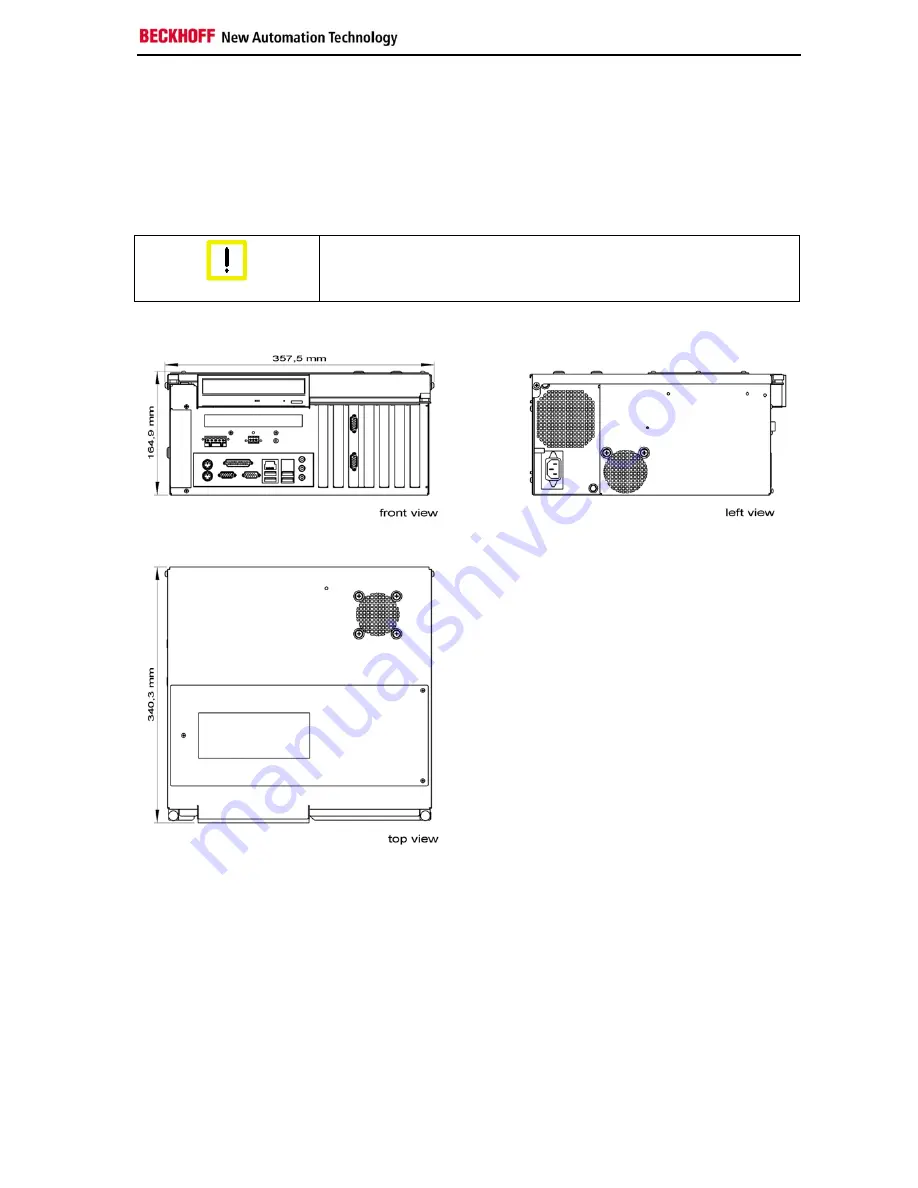 Beckhoff C6240-1007-0060 Installation And Operating Instructions Manual Download Page 27