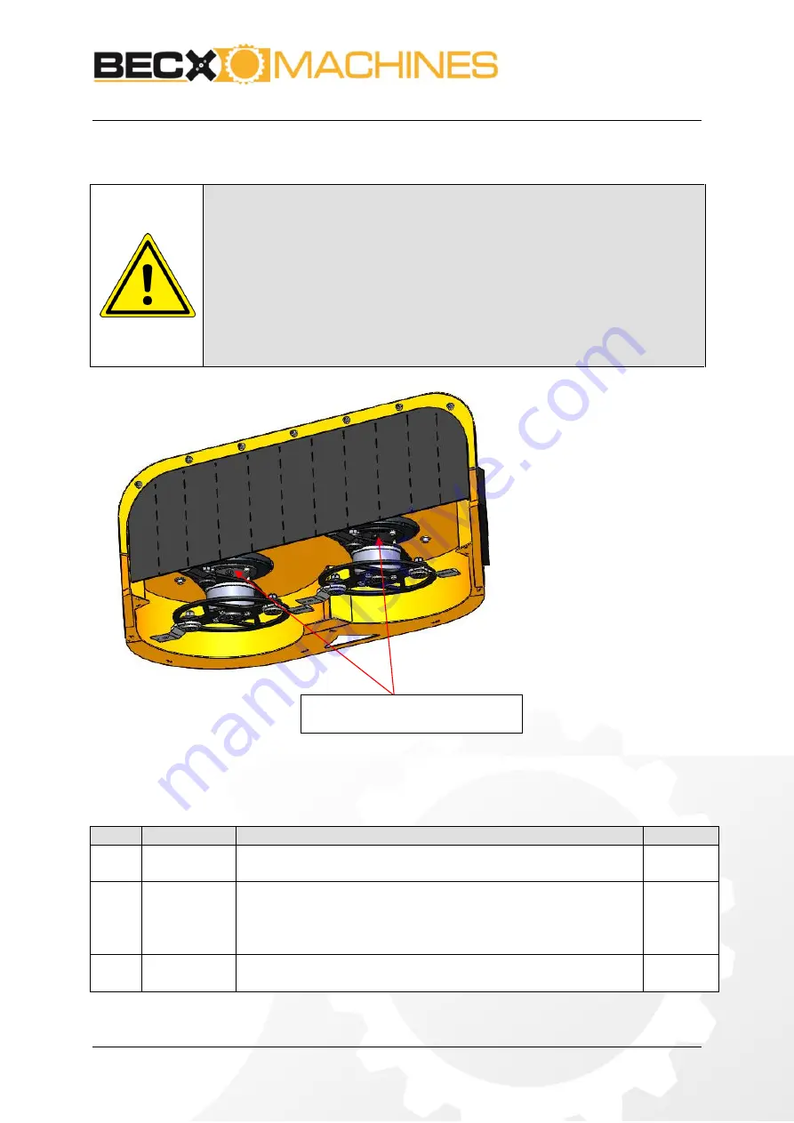 Becx Machines HS75HR User Manual Download Page 22