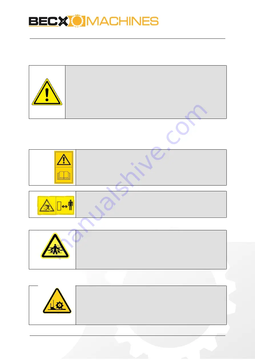 Becx Machines OBKS50-35 Manual Download Page 9