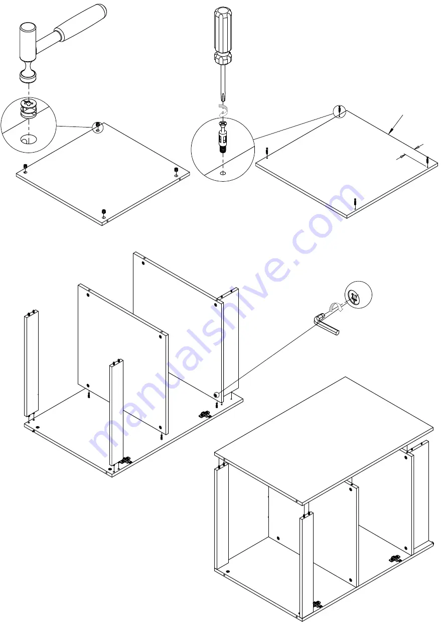 Bedford 2 Door HMR Base Cabinet Скачать руководство пользователя страница 3