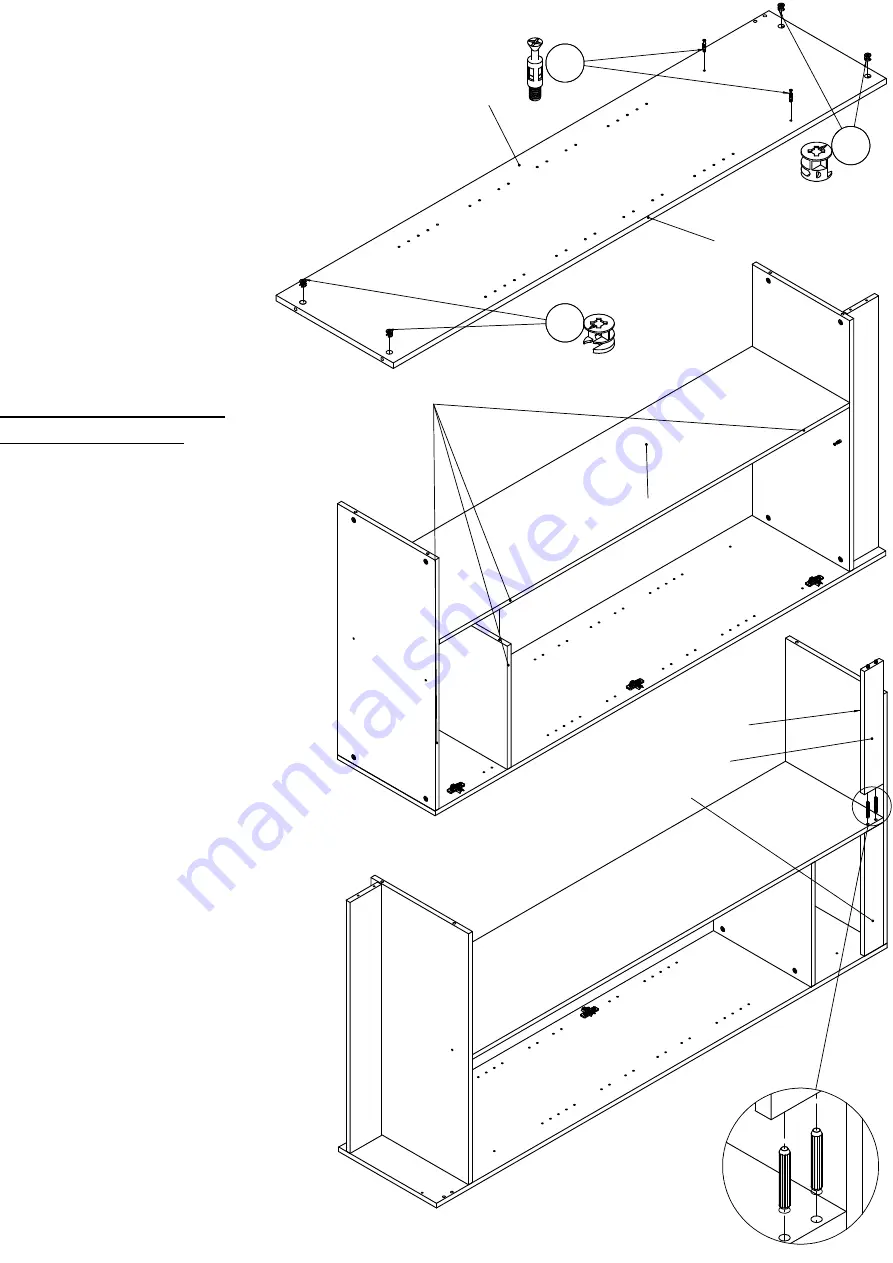 Bedford 2 Door Tall/Split Unit Assembly Manual Download Page 6