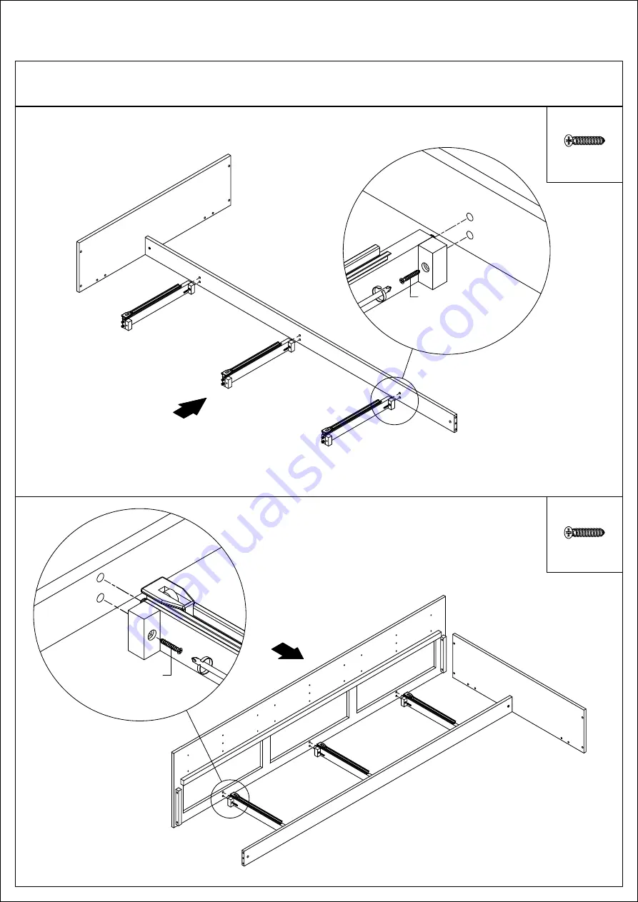 Bedkingdom MONTANA CAPTAINS BED Assembly Instruction Manual Download Page 6