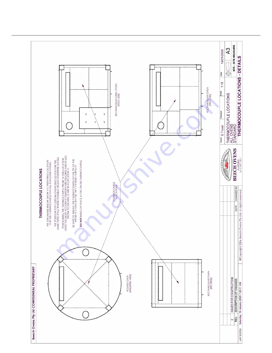 Beech ovens REC Series Installation And Operation Manual Download Page 51