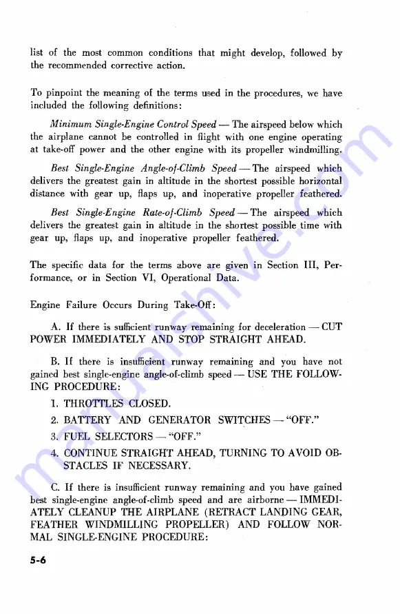 Beechcfaft D9*5A Owner'S Manual Download Page 67