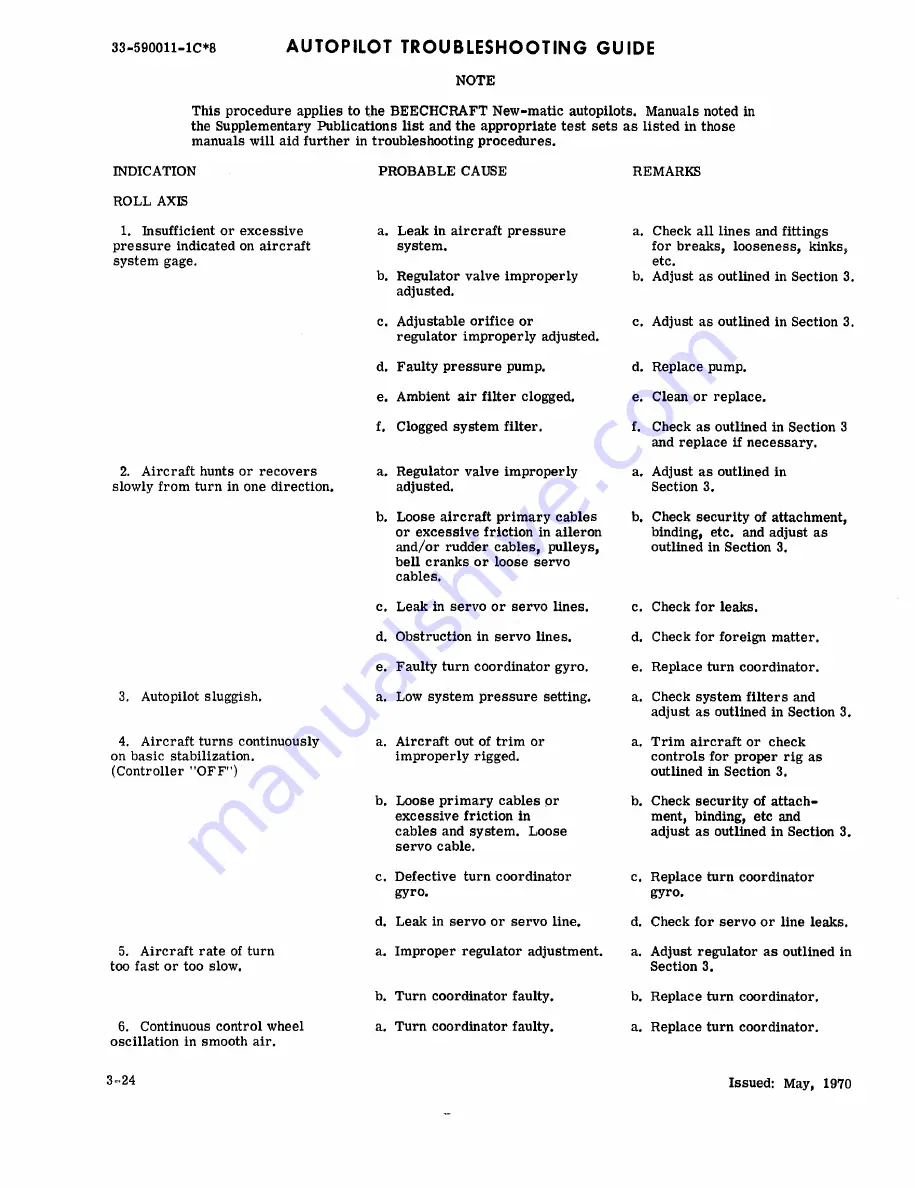 Beechcraft Bonanza 33 Series Shop Manual Download Page 139