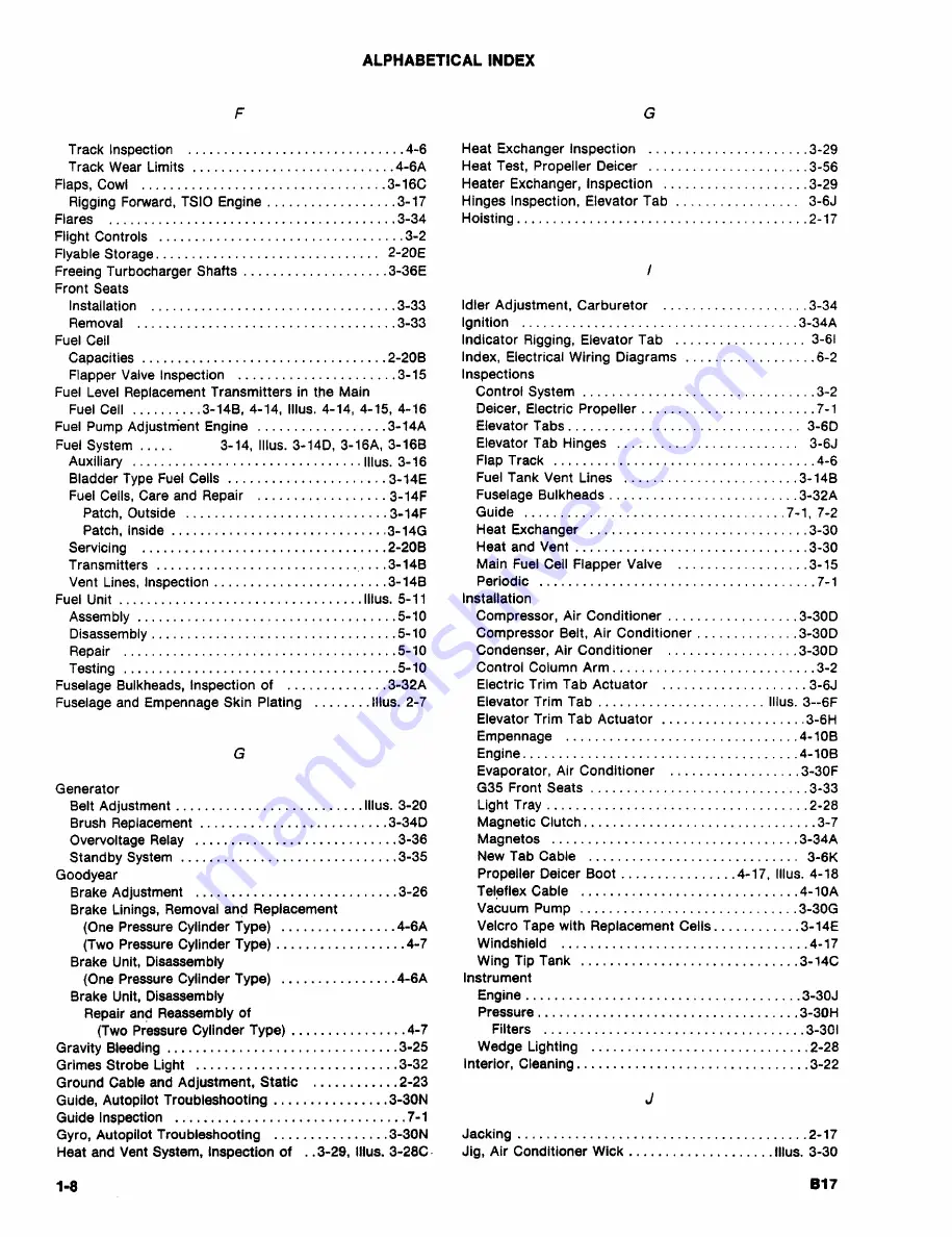 Beechcraft Bonanza 33 Series Shop Manual Download Page 371