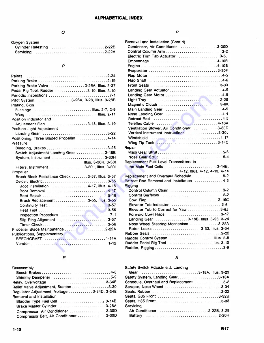 Beechcraft Bonanza 33 Series Shop Manual Download Page 373