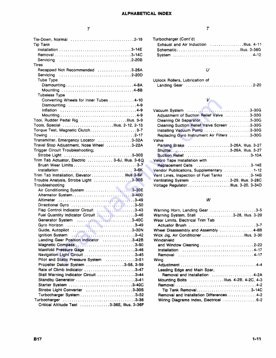 Beechcraft Bonanza 33 Series Shop Manual Download Page 376