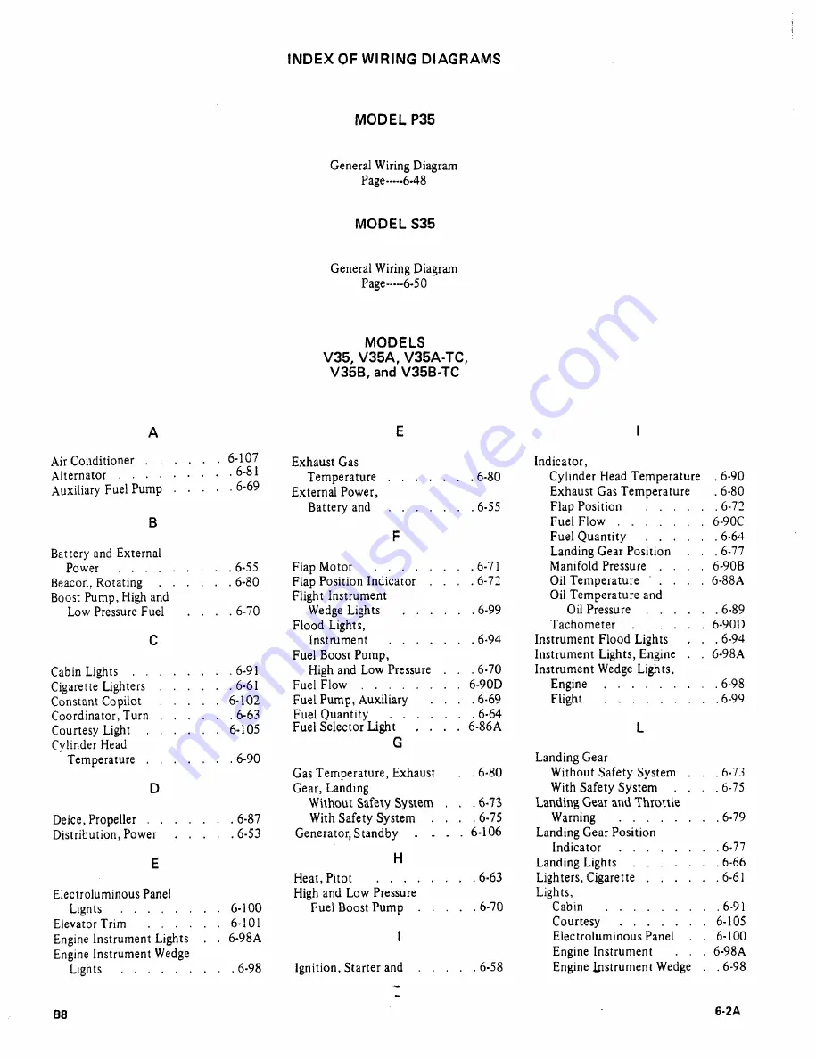 Beechcraft Bonanza 33 Series Shop Manual Download Page 654