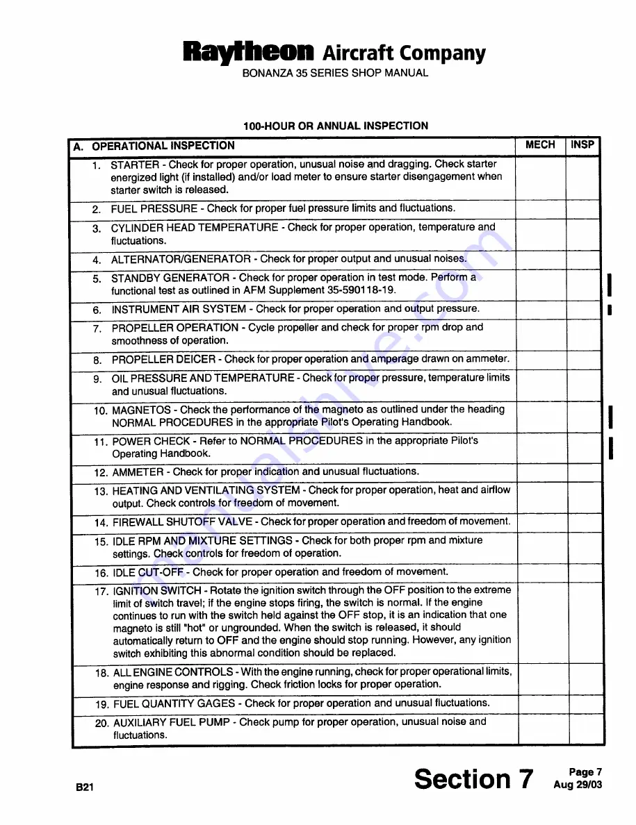 Beechcraft Bonanza 33 Series Shop Manual Download Page 816