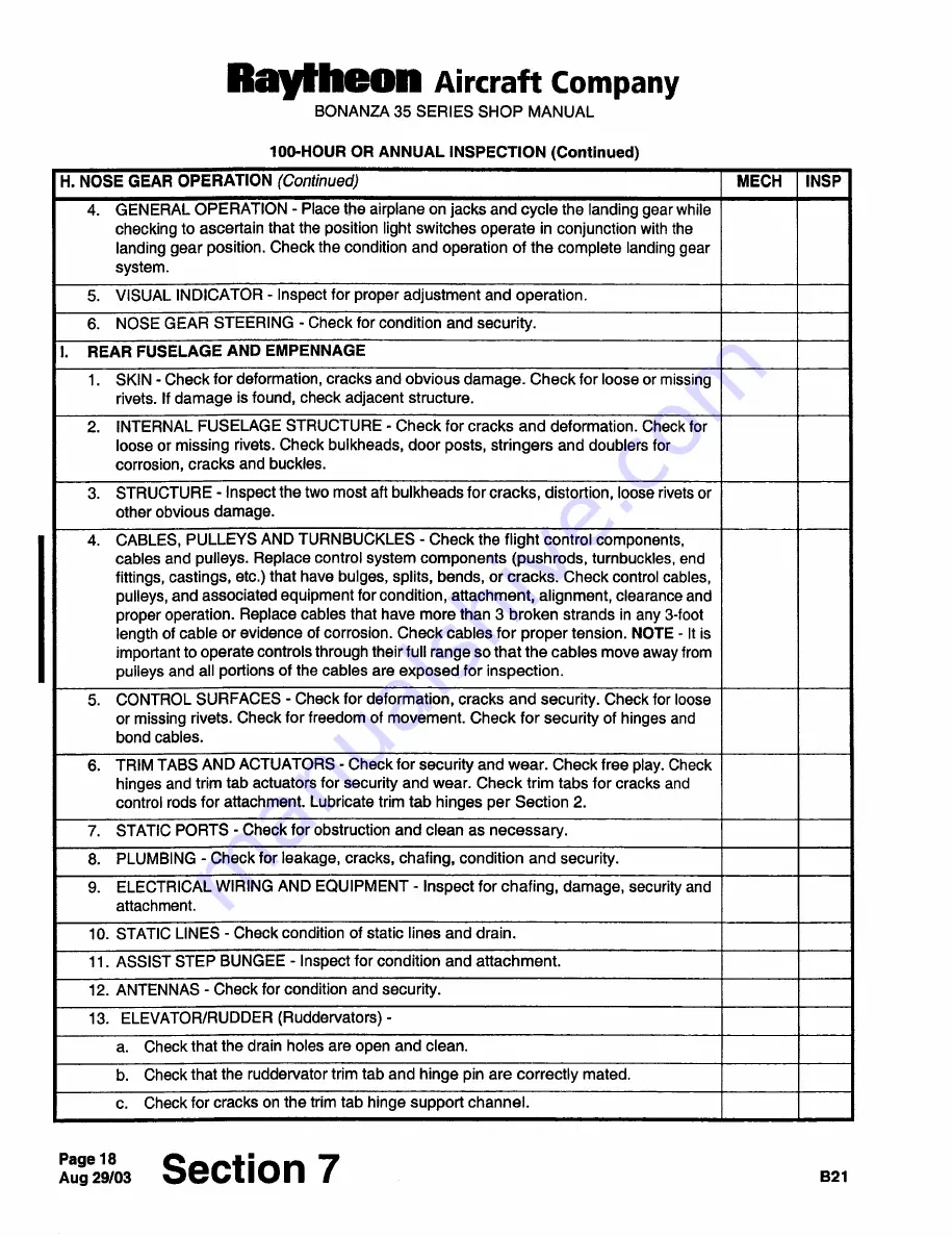 Beechcraft Bonanza 33 Series Shop Manual Download Page 827