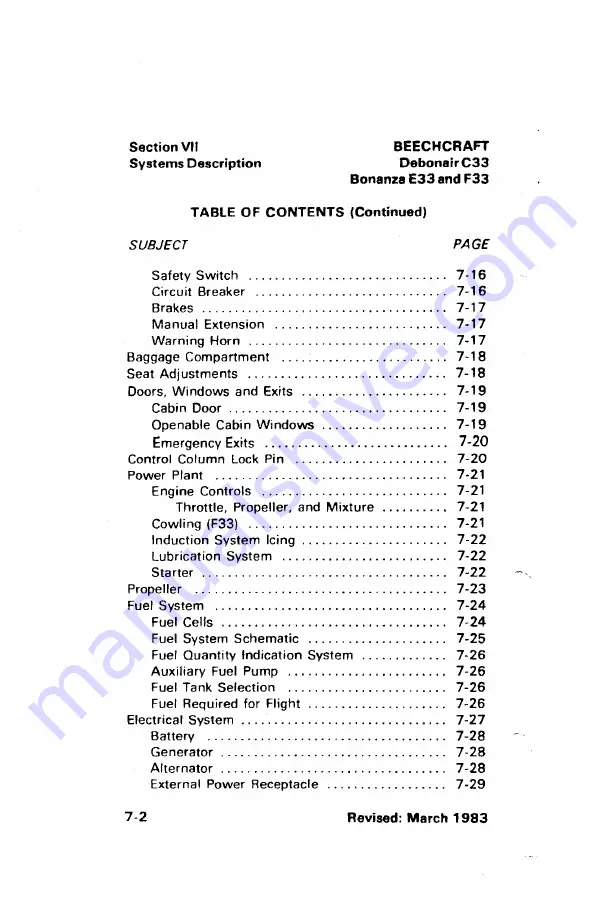 Beechcraft Bonanza E33 Скачать руководство пользователя страница 146